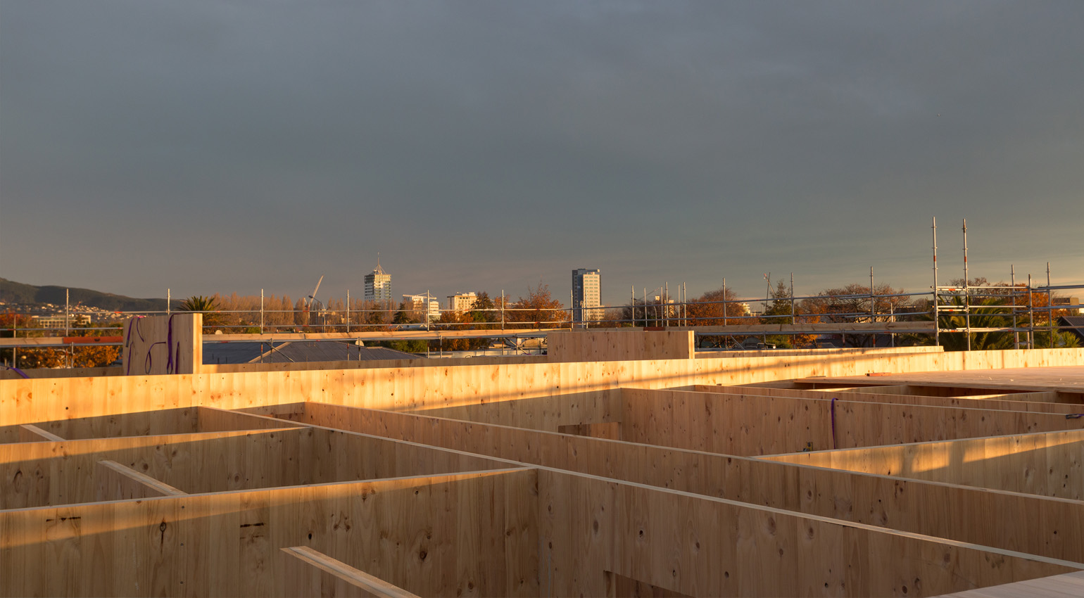 Bealey Lodge cross laminated timber construction